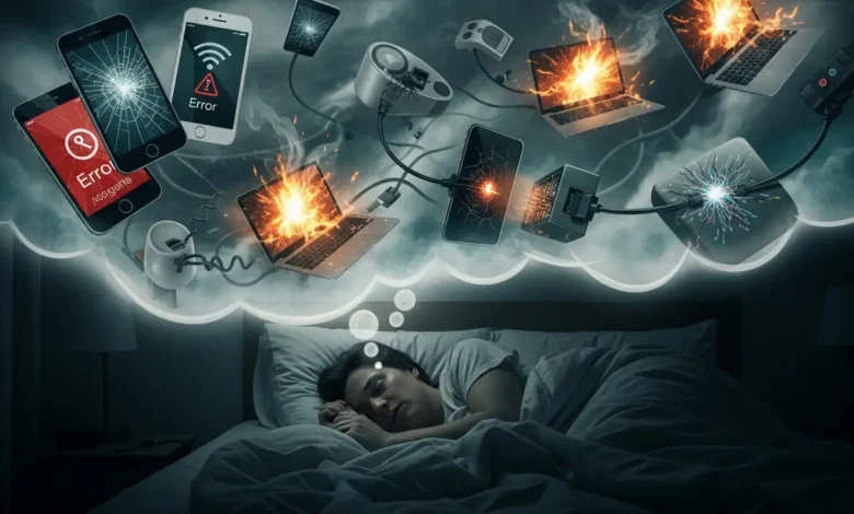 Sonhar com Tecnologia Falhando